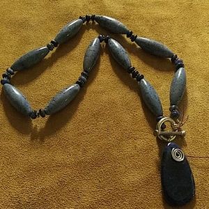 Blue Sodialite Necklce